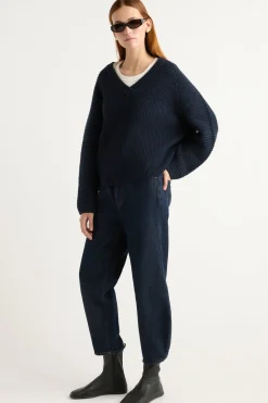 Brilliant Wise Corporation Limited Malala Organic Cotton-Wool Ottoman Sweater< Sweaters