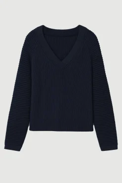 Brilliant Wise Corporation Limited Malala Organic Cotton-Wool Ottoman Sweater< Sweaters