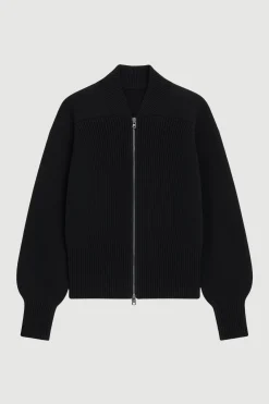 Brilliant Wise Corporation Limited Manning Organic Cotton-Wool Zip Cardigan< Sweaters