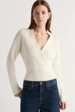 Brilliant Wise Corporation Limited Maren Cropped V-Neck Sweater< Sweaters