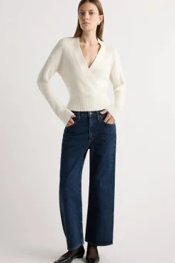 Brilliant Wise Corporation Limited Maren Cropped V-Neck Sweater< Sweaters