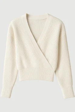 Brilliant Wise Corporation Limited Maren Cropped V-Neck Sweater< Sweaters