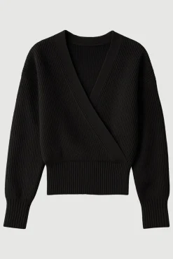 Brilliant Wise Corporation Limited Maren Cropped V-Neck Sweater< Sweaters