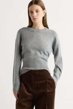 Brilliant Wise Corporation Limited Marielle Wool-Cashmere Blouson Sweater< Sweaters