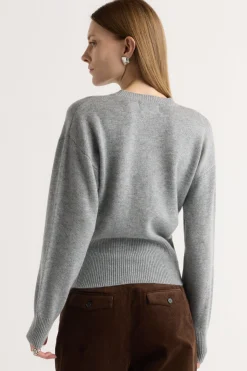 Brilliant Wise Corporation Limited Marielle Wool-Cashmere Blouson Sweater< Sweaters