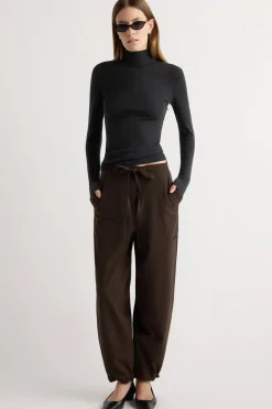 Asia Consultancy Co., Ltd Michi Seam-Detail Turtleneck Tee< Tees|Tops