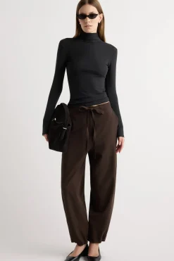 Asia Consultancy Co., Ltd Michi Seam-Detail Turtleneck Tee< Tees|Tops