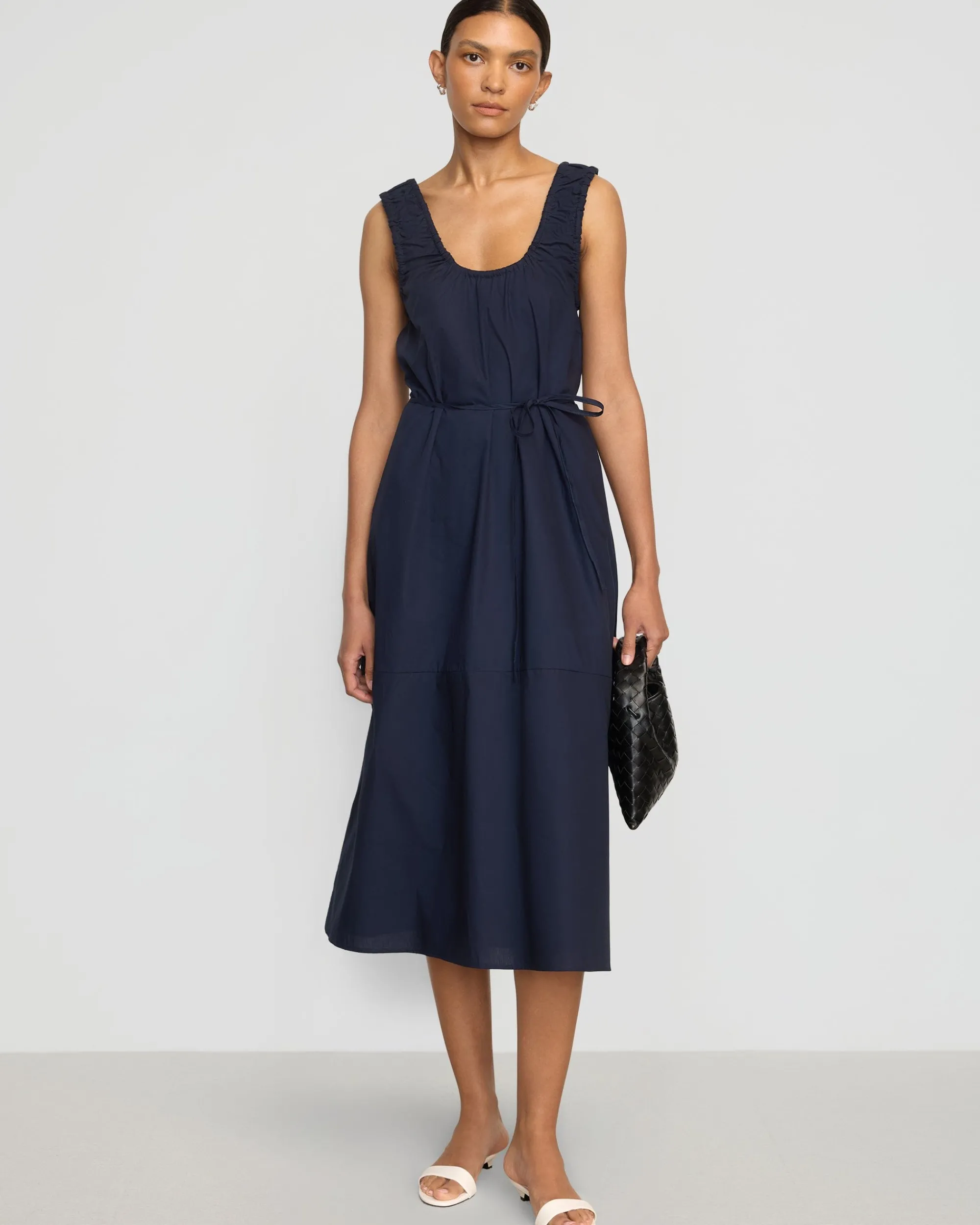 Fashion Apparels Midori Organic Cotton U-Neck Dress< Dresses