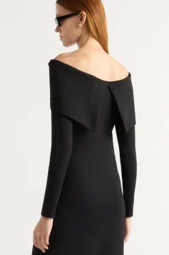 Hua Shang Group (H.K.) Ltd Morgan Split Foldover Jersey Dress< Dresses