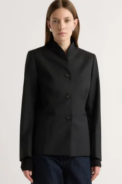 Hua Jia Myanna Tailored Wool-Blend Blazer< Outerwear