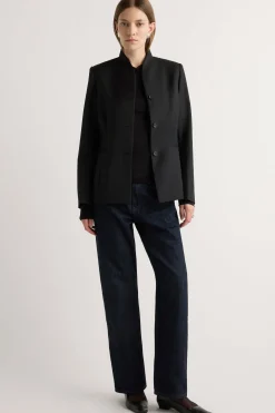 Hua Jia Myanna Tailored Wool-Blend Blazer< Outerwear