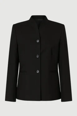 Hua Jia Myanna Tailored Wool-Blend Blazer< Outerwear