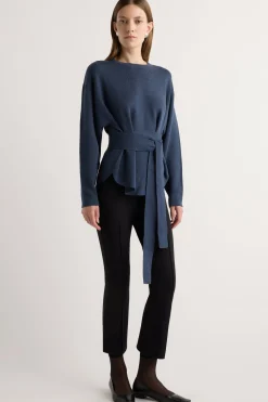 Brilliant Wise Corporation Limited Nara Tie-Front Knit Sweater< Sweaters