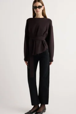 Brilliant Wise Corporation Limited Nara Tie-Front Knit Sweater< Sweaters