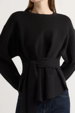 Brilliant Wise Corporation Limited Nara Tie-Front Knit Sweater< Sweaters