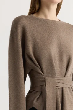 Brilliant Wise Corporation Limited Nara Tie-Front Knit Sweater< Sweaters