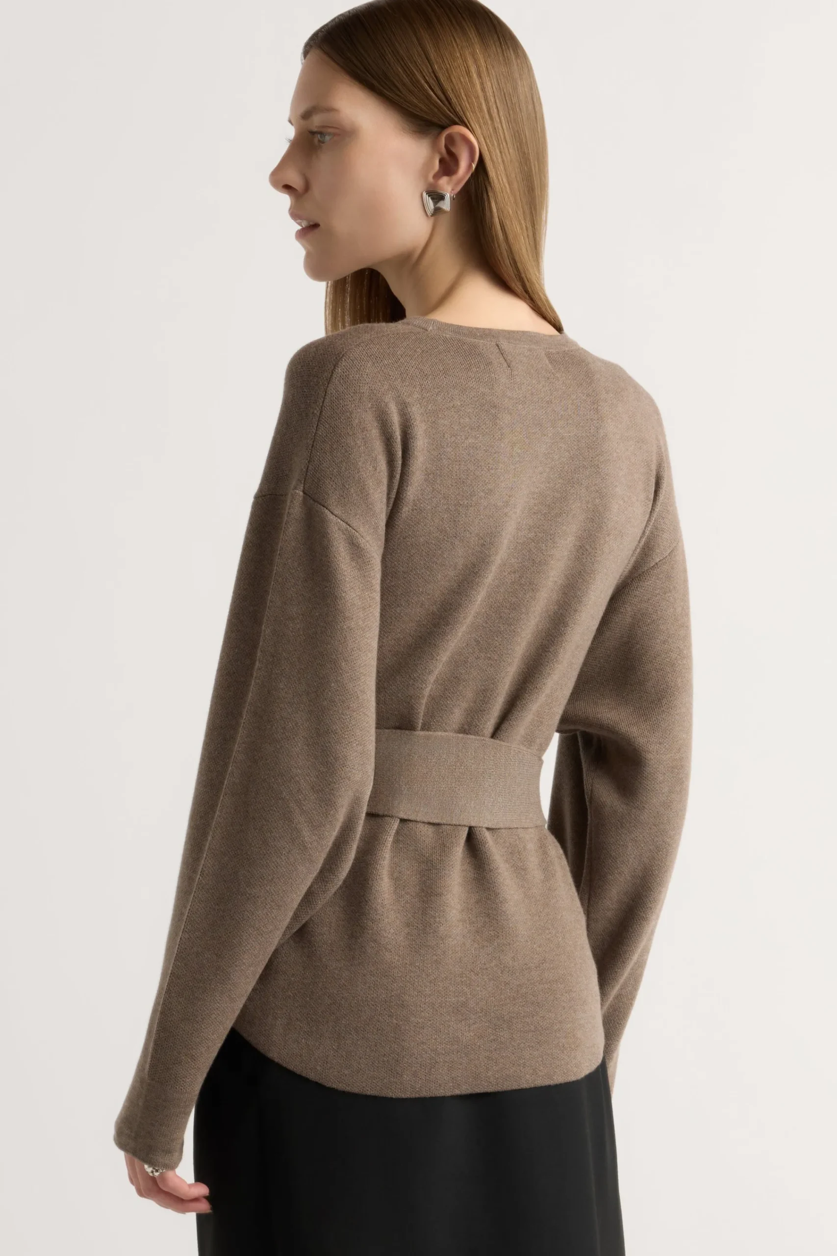 Brilliant Wise Corporation Limited Nara Tie-Front Knit Sweater< Sweaters