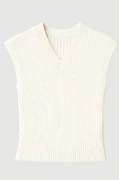 Brilliant Wise Corporation Limited Nicola Organic Cotton Sweater Vest< Sweaters|Tops