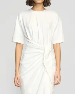 Lever Style LLC Noa Organic Cotton T-Shirt Wrap Dress< Dresses