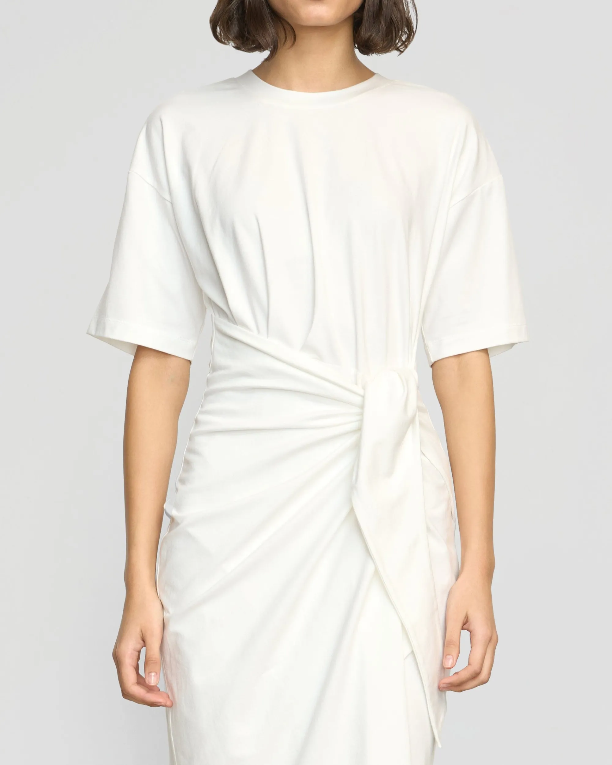 Lever Style LLC Noa Organic Cotton T-Shirt Wrap Dress< Dresses