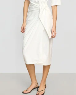 Lever Style LLC Noa Organic Cotton T-Shirt Wrap Dress< Dresses