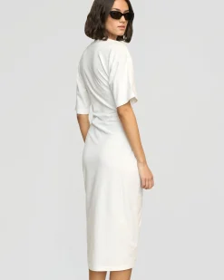 Lever Style LLC Noa Organic Cotton T-Shirt Wrap Dress< Dresses