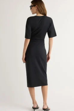Lever Style LLC Noa Organic Cotton T-Shirt Wrap Dress< Dresses
