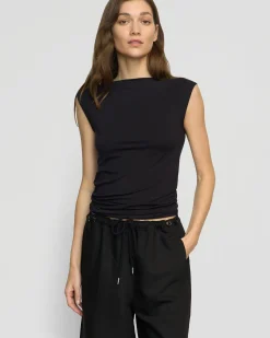 Hua Jia Noemi Stretch-Waist Wide-Leg Pant< Pants