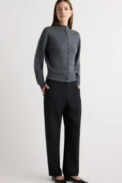Hua Jia Nuri Tailored Stretch-Waist Pant< Pants