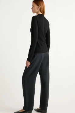 Hua Jia Nuri Tailored Stretch-Waist Pant< Pants