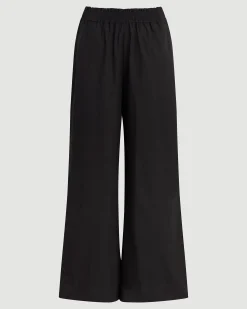 Fashion Apparels Paula Smocked-Waist Organic Cotton Pant< Pants