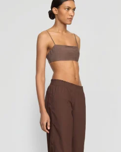 Fashion Apparels Paula Smocked-Waist Organic Cotton Pant< Pants