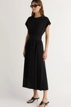 Lever Style LLC Prima Jersey Midi Dress< Dresses