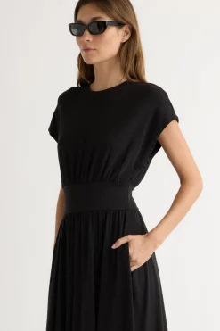 Lever Style LLC Prima Jersey Midi Dress< Dresses