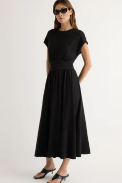 Lever Style LLC Prima Jersey Midi Dress< Dresses