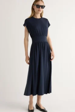 Lever Style LLC Prima Jersey Midi Dress< Dresses