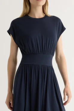Lever Style LLC Prima Jersey Midi Dress< Dresses