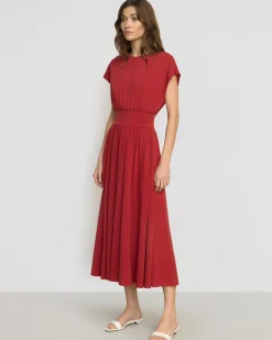 Lever Style LLC Prima Jersey Midi Dress< Dresses