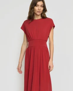 Lever Style LLC Prima Jersey Midi Dress< Dresses