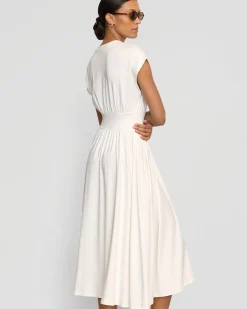 Lever Style LLC Prima Jersey Midi Dress< Dresses