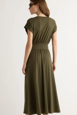Lever Style LLC Prima Jersey Midi Dress< Dresses