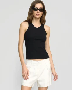 Asia Consultancy Co., Ltd Prithi Scoop-Neck Tank< Tees|Tops