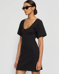 Asia Consultancy Co., Ltd Rae Sculpted Scoop-Neck Mini Dress< Dresses