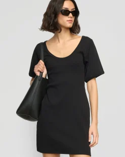 Asia Consultancy Co., Ltd Rae Sculpted Scoop-Neck Mini Dress< Dresses