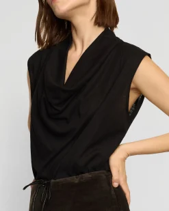 Hua Shang Group (H.K.) Ltd Ramona Cowl-Neck Tee< Tees|Tops