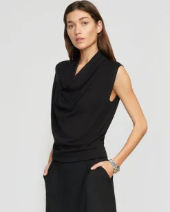 Hua Shang Group (H.K.) Ltd Ramona Cowl-Neck Tee< Tees|Tops
