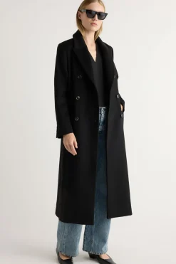 Hua Jia Ravenna Wool-Blend Maxi Coat< Outerwear
