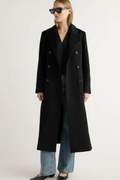 Hua Jia Ravenna Wool-Blend Maxi Coat< Outerwear