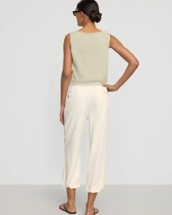 Hua Jia Rio Drawstring Stretch-Waist Pant< Pants