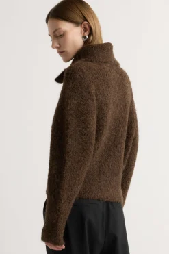 Brilliant Wise Corporation Limited Sacha Fuzzy Alpaca-Wool Cardigan< Sweaters